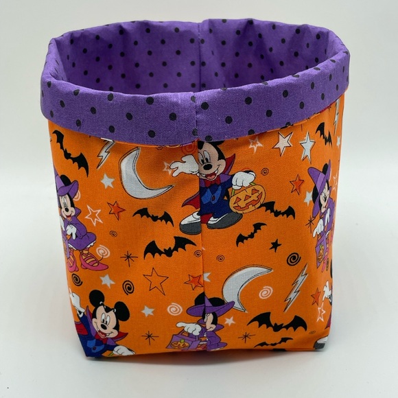 Mickey Mouse Disney Halloween Fall Fabric Baskets - Picture 2 of 2